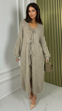 Lana 3 Ties Maxi Cardigan