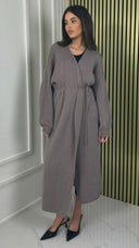 Knitwear Wrapped Cardigan Tie Belt