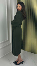 Knitwear Wrapped Cardigan Tie Belt