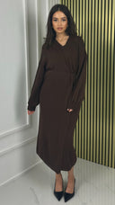 Knitwear Wrapped Cardigan Tie Belt