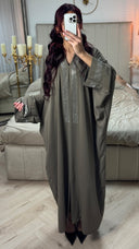 Famous Design Stones Abaya