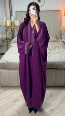 Famous Design Stones Abaya
