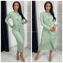 Wrapped Dress Long Musthave