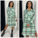 Long Plaid Shacket