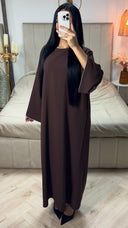 Übergroße Abaya mit Rautenärmeldetail
