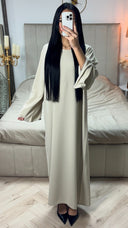 Übergroße Abaya mit Rautenärmeldetail