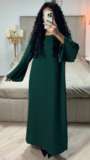 Übergroße Abaya mit Rautenärmeldetail