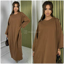 Oversized Basic Maxi Dress Jessy Cotton Premium Quality