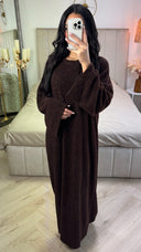 Oversized Comfy Teddy Maxi Dress