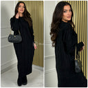 Oversized Fully Cable Round Neck Dress 700
