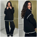 Oversized Hoodie Set Famous Print