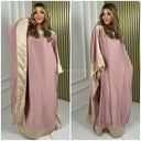 Oversized Multicolor Satin Dress
