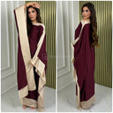 Oversized Multicolor Satin Dress