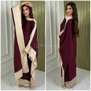 Oversized Multicolor Satin Dress