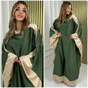 Oversized Multicolor Satin Dress