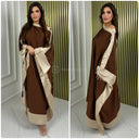 Oversized Multicolor Satin Dress