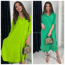 Perfect Summer Pocket Dress Oversized Buttons