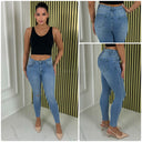 Premium Quality Knee Ripped Stretch Jeans 77152