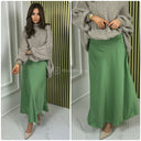 Satin Elastic Skirt