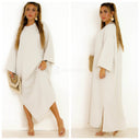 Trending Super Soft Cheesecloth Oversized Dress Splits