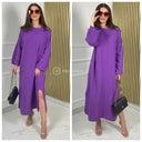 Trending Super Soft Cheesecloth Oversized Dress Splits