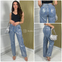 Supreme Quality Metalic Jeans A691