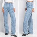 Supreme Quality Wide Leg Famous Jeans A278