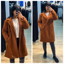 Teddy Button Jacket With Lining