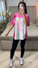 V Neck Shiny Top 35