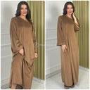Velvet Oversized Maxi Dress Basic