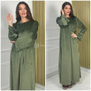 Velvet Oversized Maxi Dress Basic