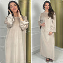 Velvet Oversized Maxi Dress Basic