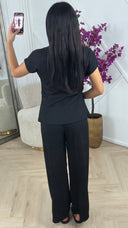 Oversized 2-delig setje met wijde broek